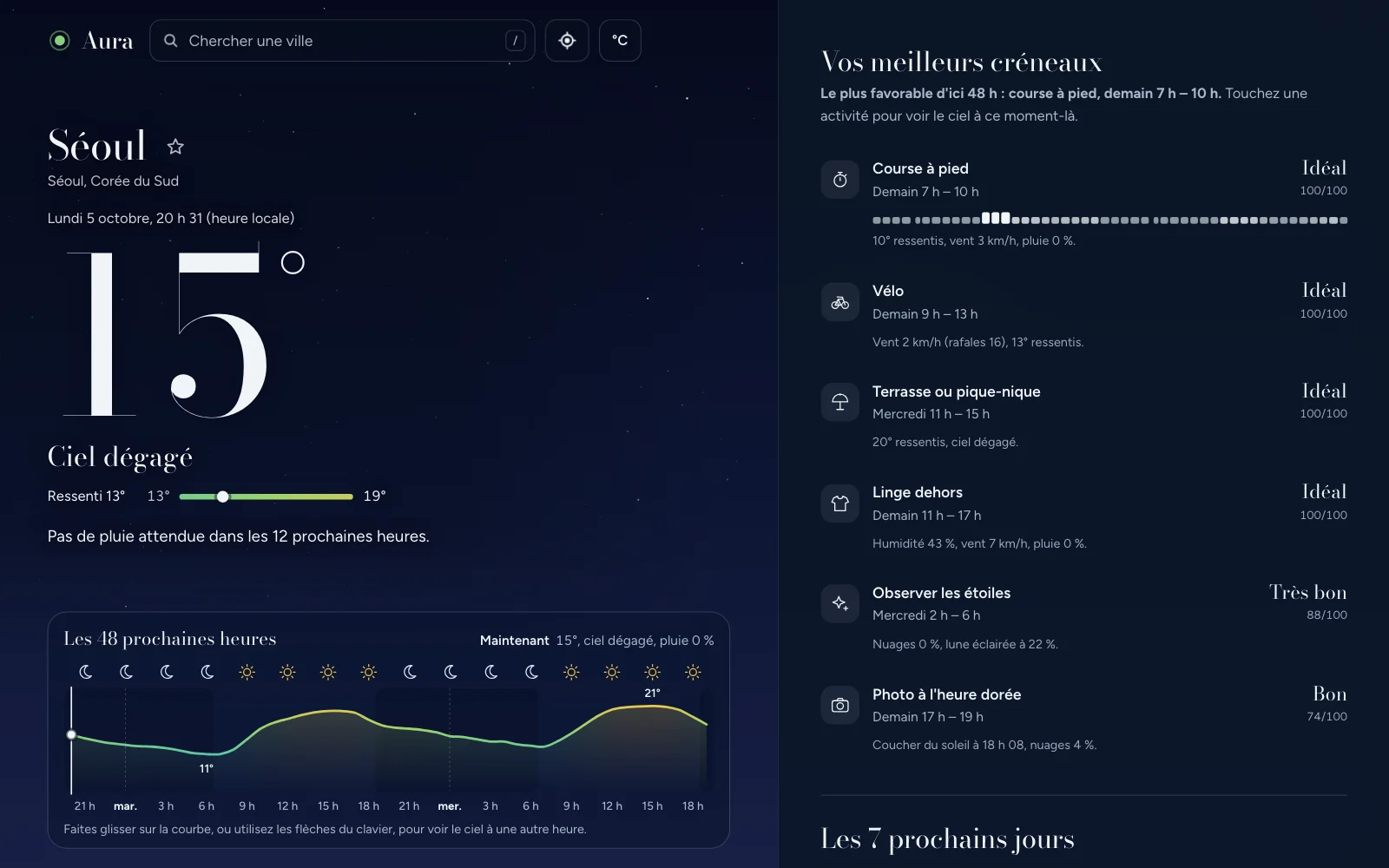 Écran 1 de Aura