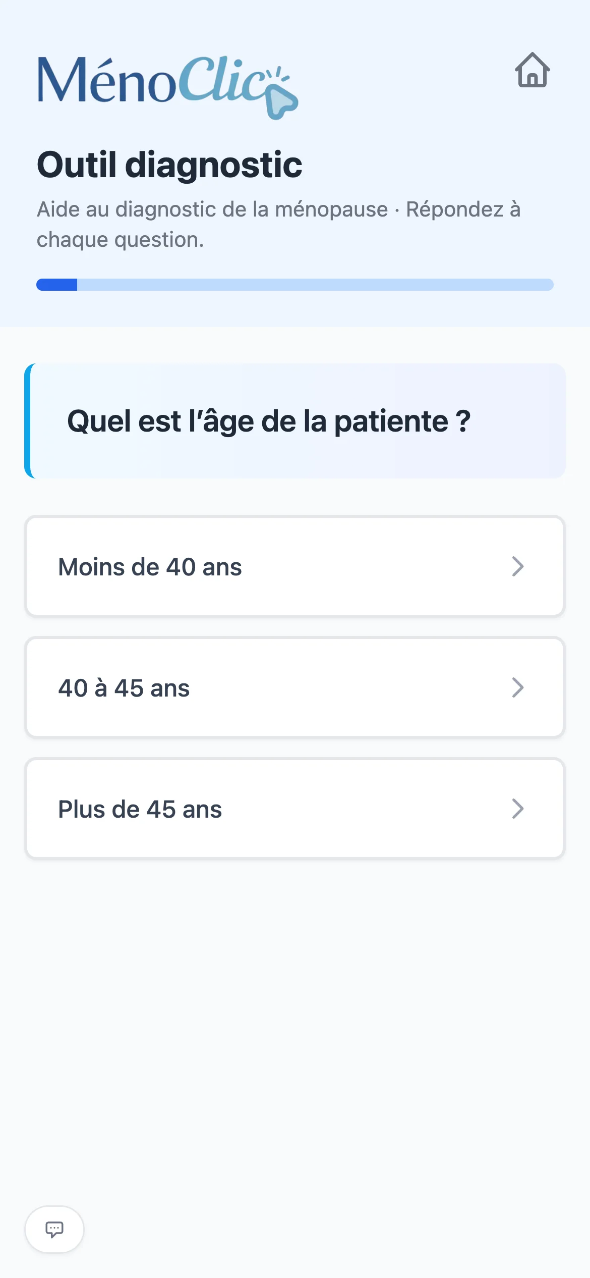 Écran 5 de MenoClic